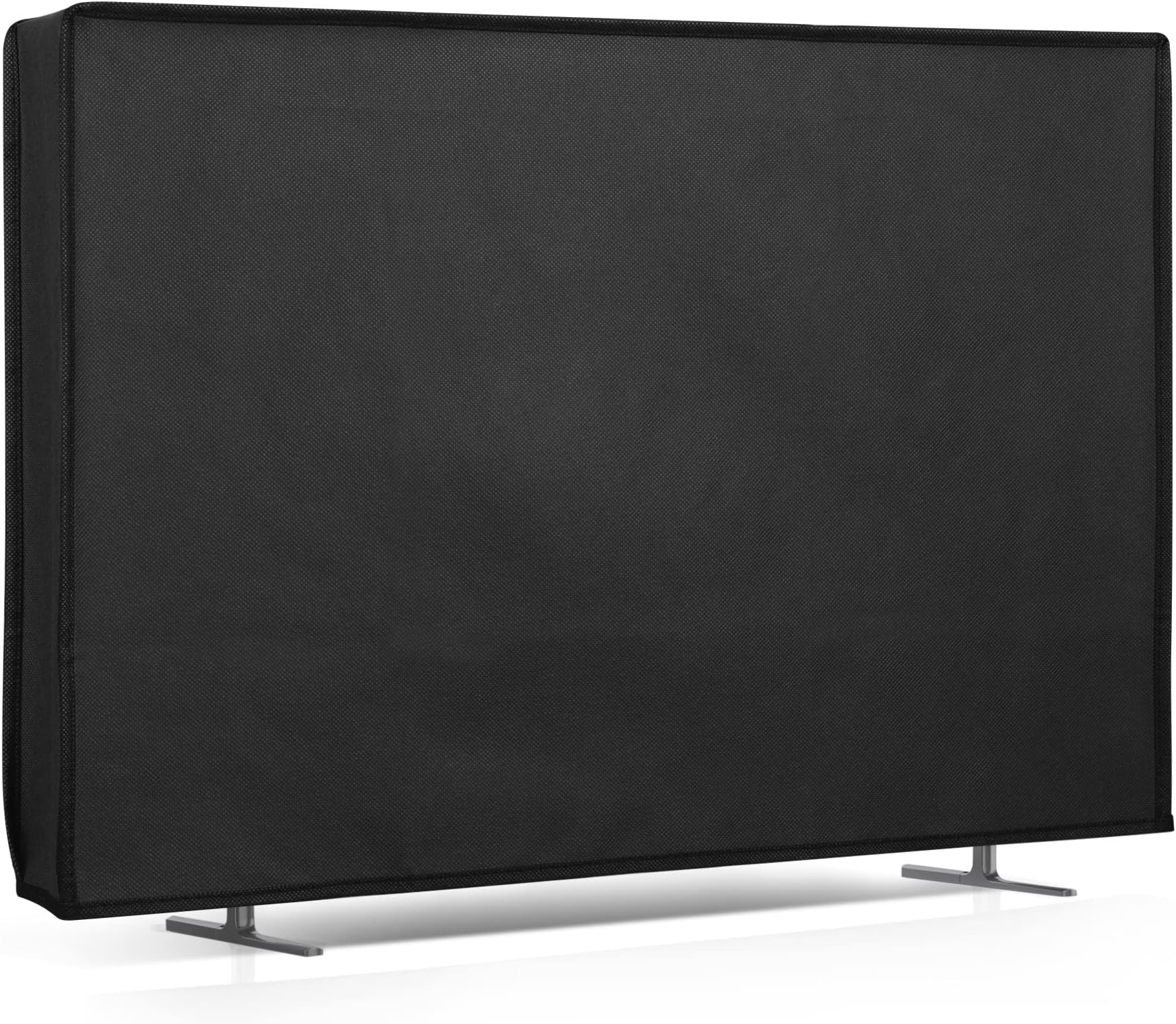 kwmobile Indoor 24" TV Cover – Television Dust Cover Screen Protector – TV Screen Dust Protection – Synthetic Fabric Black