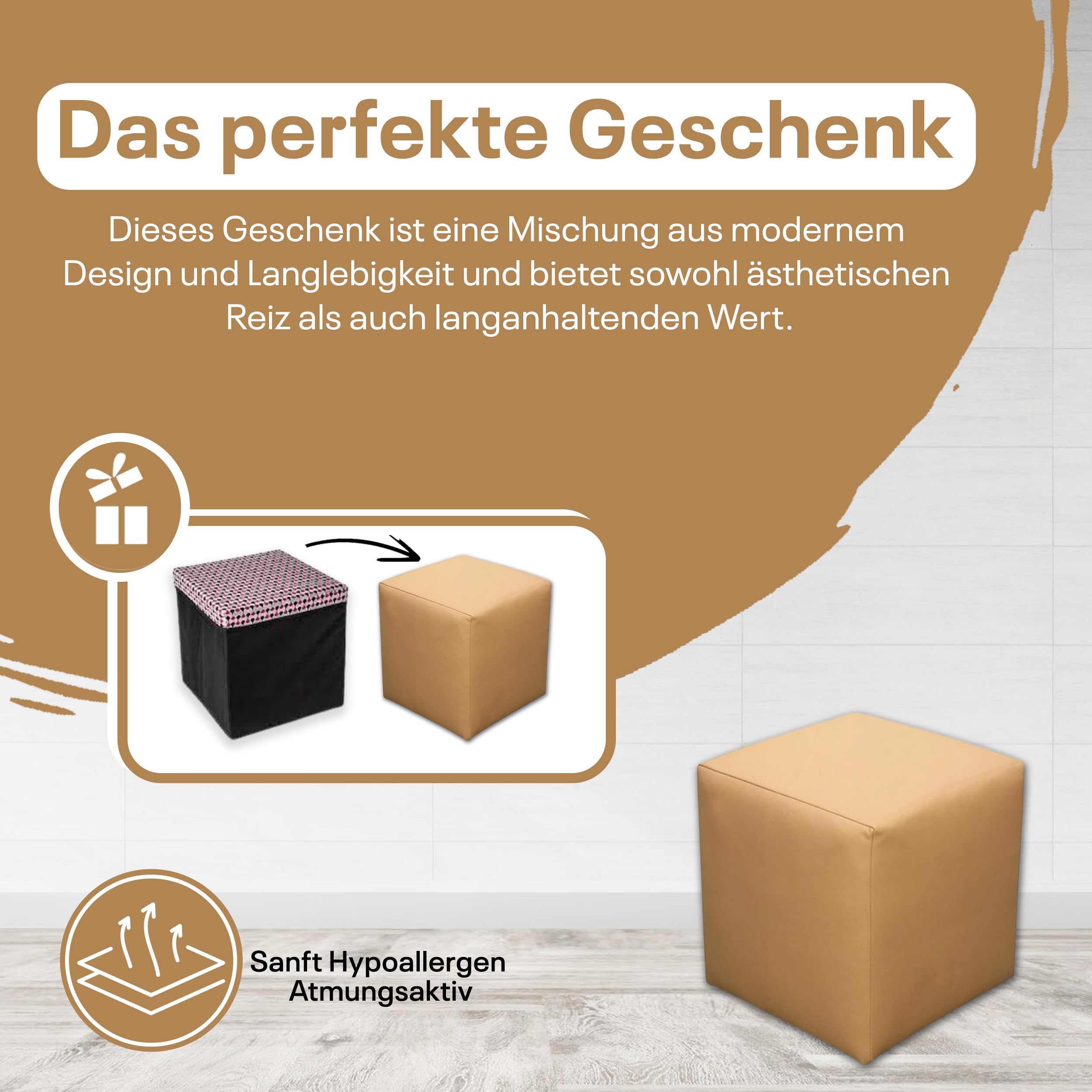 Vipp 655 poef / voetenbank | Gerritsma Interieur