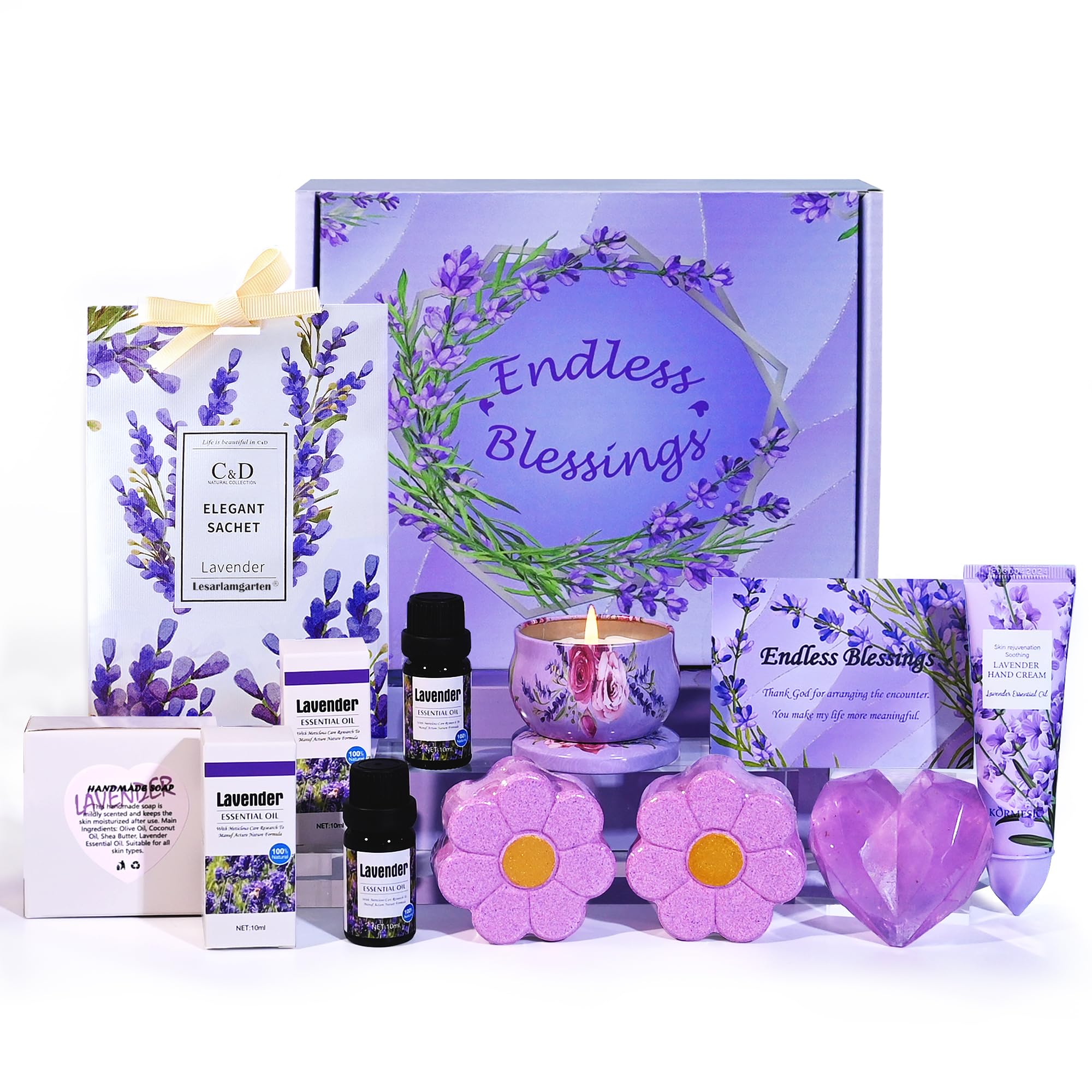 Sponsored Ad – Christmas Bath Bombs Gifts for Women,Pamper Birthday Gifts for Her, Lavendar Relaxation Spa Hamper Ladies Self Care Package, Wellbeing Get Well Soon Gifts Set for Mum, Valentines Anniversary Present