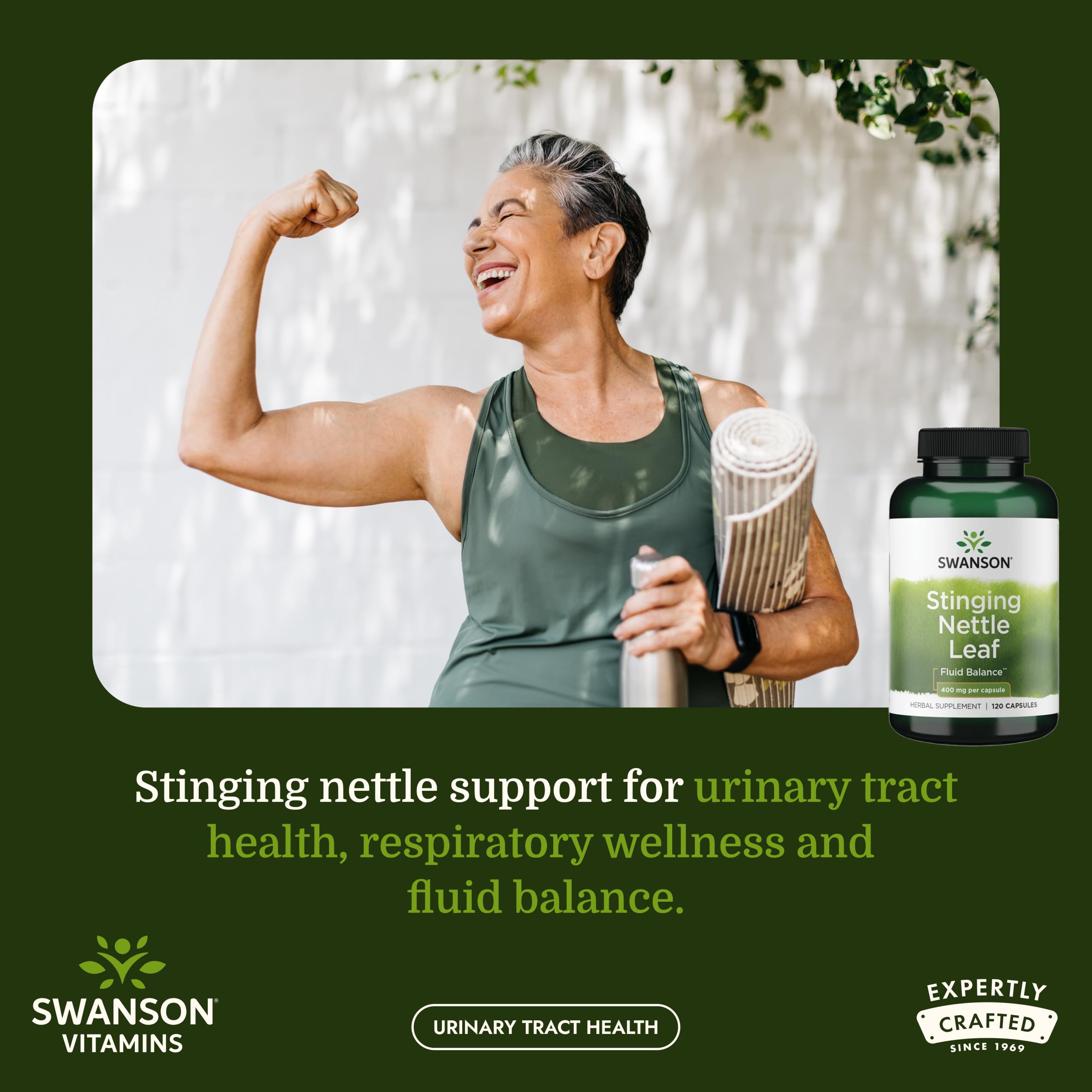 Swanson Stinging Nettle Leaf (Urtica Dioica) (120 Capsules) — Amazon image 2