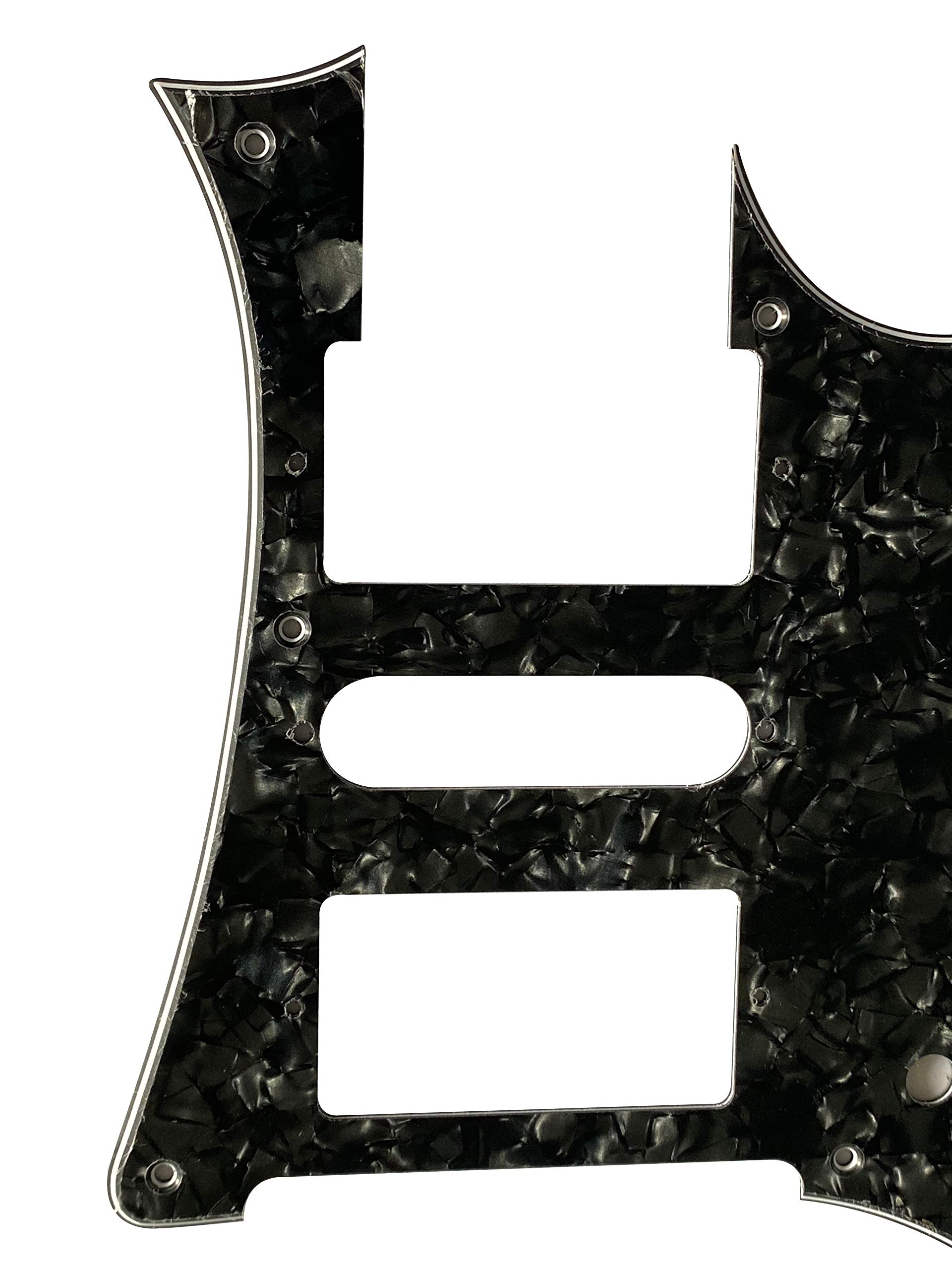 For Ibanez RG 350 EX Style Guitar Pickguard Scratch Plate (4 Ply Black Pearl)