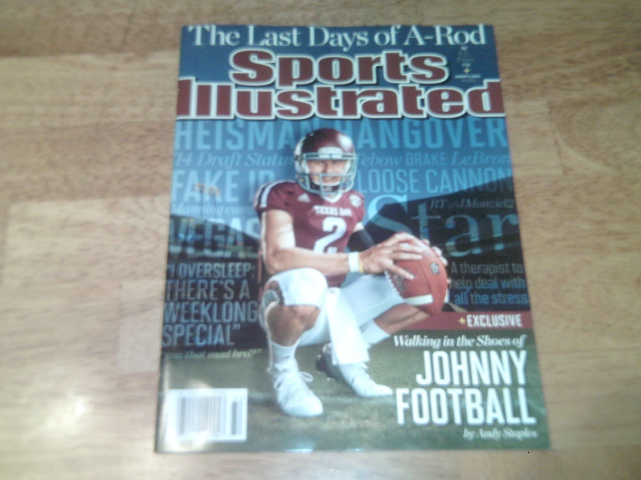 Sports Illustrated Magazine, August 5, 2013 - Walking in the Shoes of Johnny Football; The Last Days of A-Rod