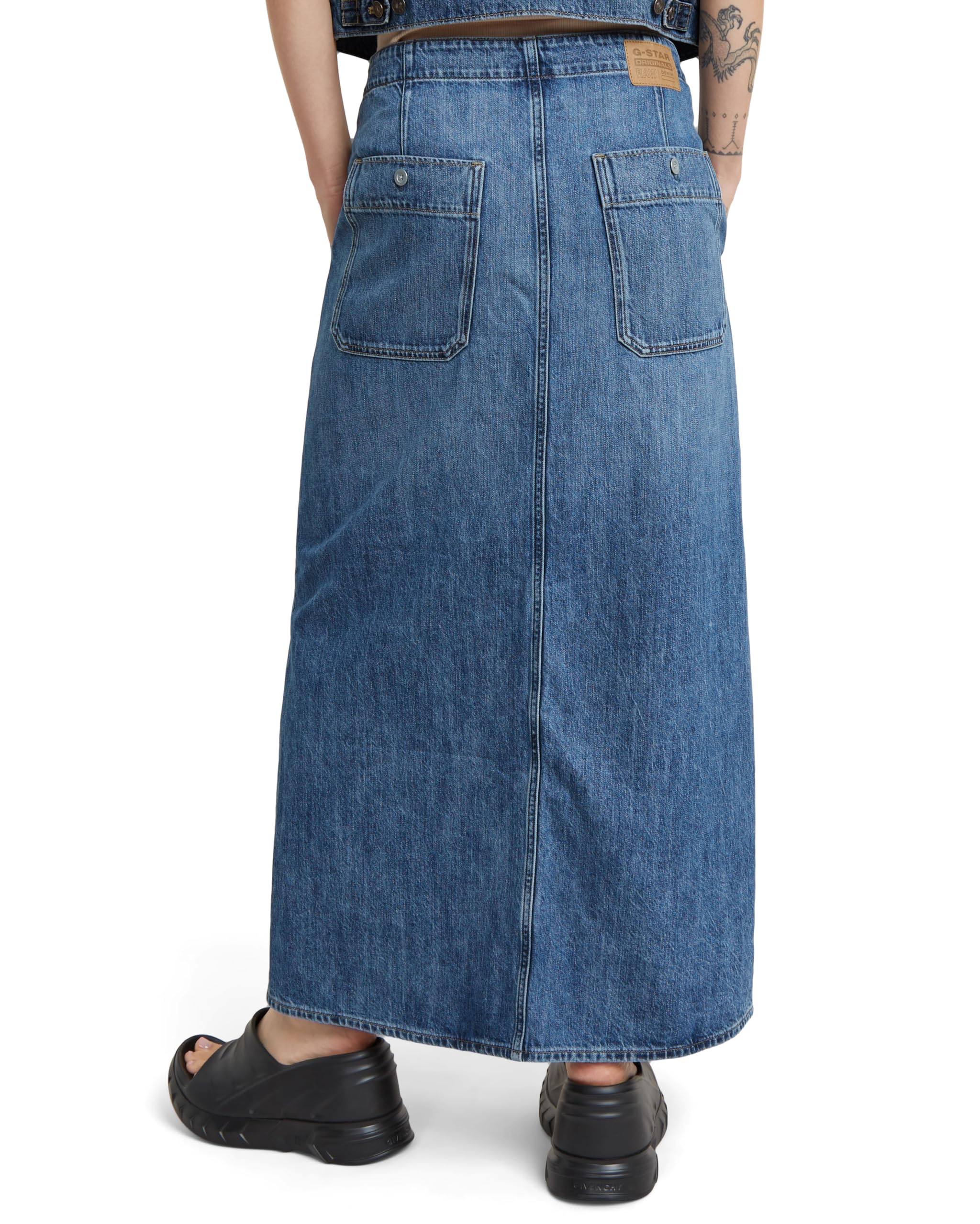 G-STAR Damen Belted Cargo Long Skirt