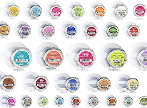 Bath & Body Works - Bolsa de agarre Scentportable - Paquete surtido de cuatro (4) repuestos Scentportable