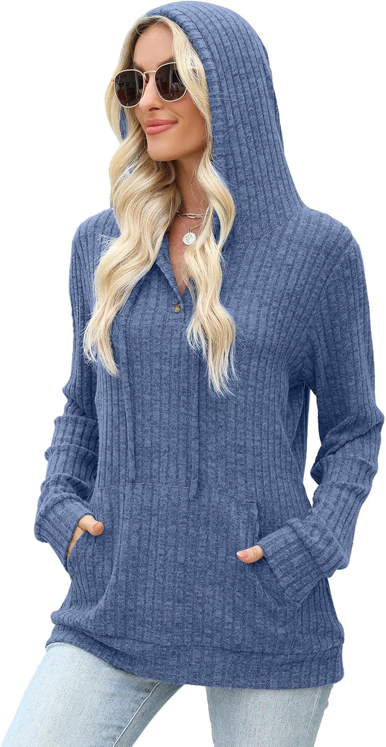 JomeDesign Womens Sweaters Fall Long Sleeve Hoodie Laides Sweatshirts Loose Casual Fashion Clothes S-2XL - Image 3