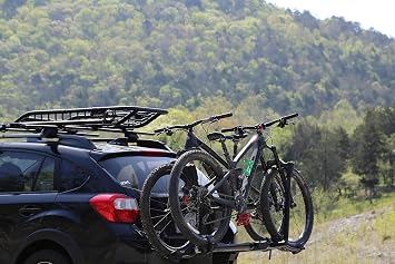 Kuat NV Base 2.0 Hitch-Mounted 2-Bike Rack | Mountain, Road, Gravel Bike, or E-Bike Compatible, No-Tool Install, Pivot System, All-Metal Robust Construction
