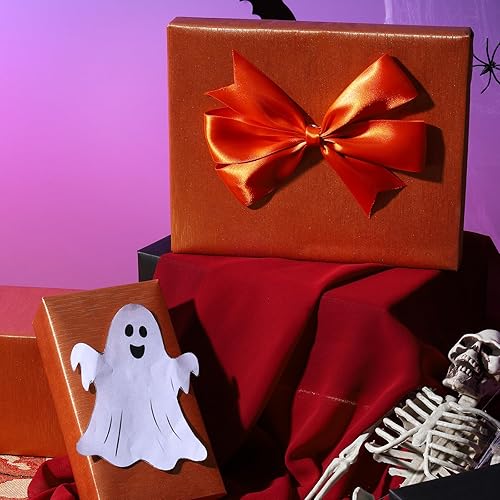 Miniatura 11 de BIOBROWN Rollo de papel de regalo de estraza negro, 17 pulgadas x 33 pies (47 pies cuadrados total) Papel de regalo de color sólido mate, papel