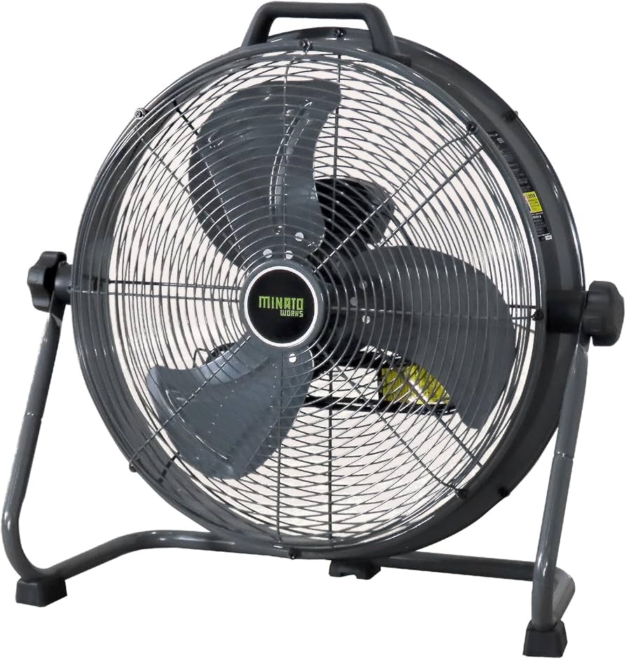 Amazon | ミナトワークス 大型サーキュレーター 工場扇 50cm羽根 360度