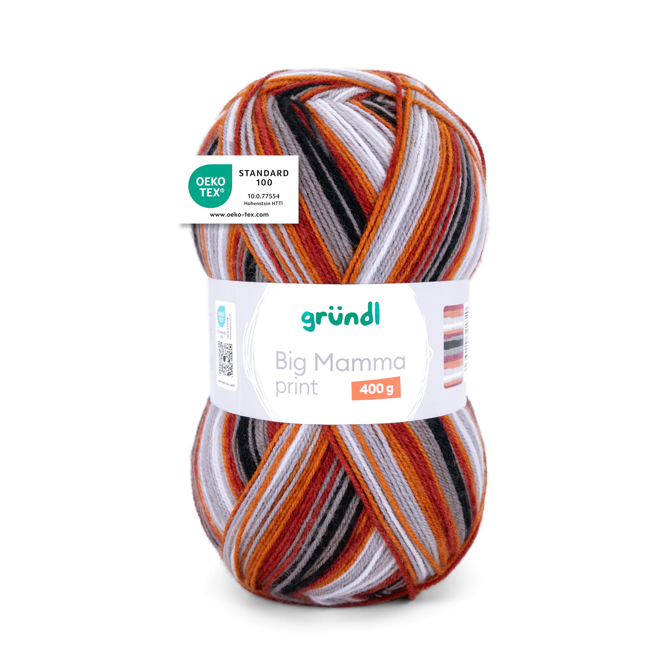 Laine XXL dégradé rouge feu pour tricoter un plaid de salon cocooning