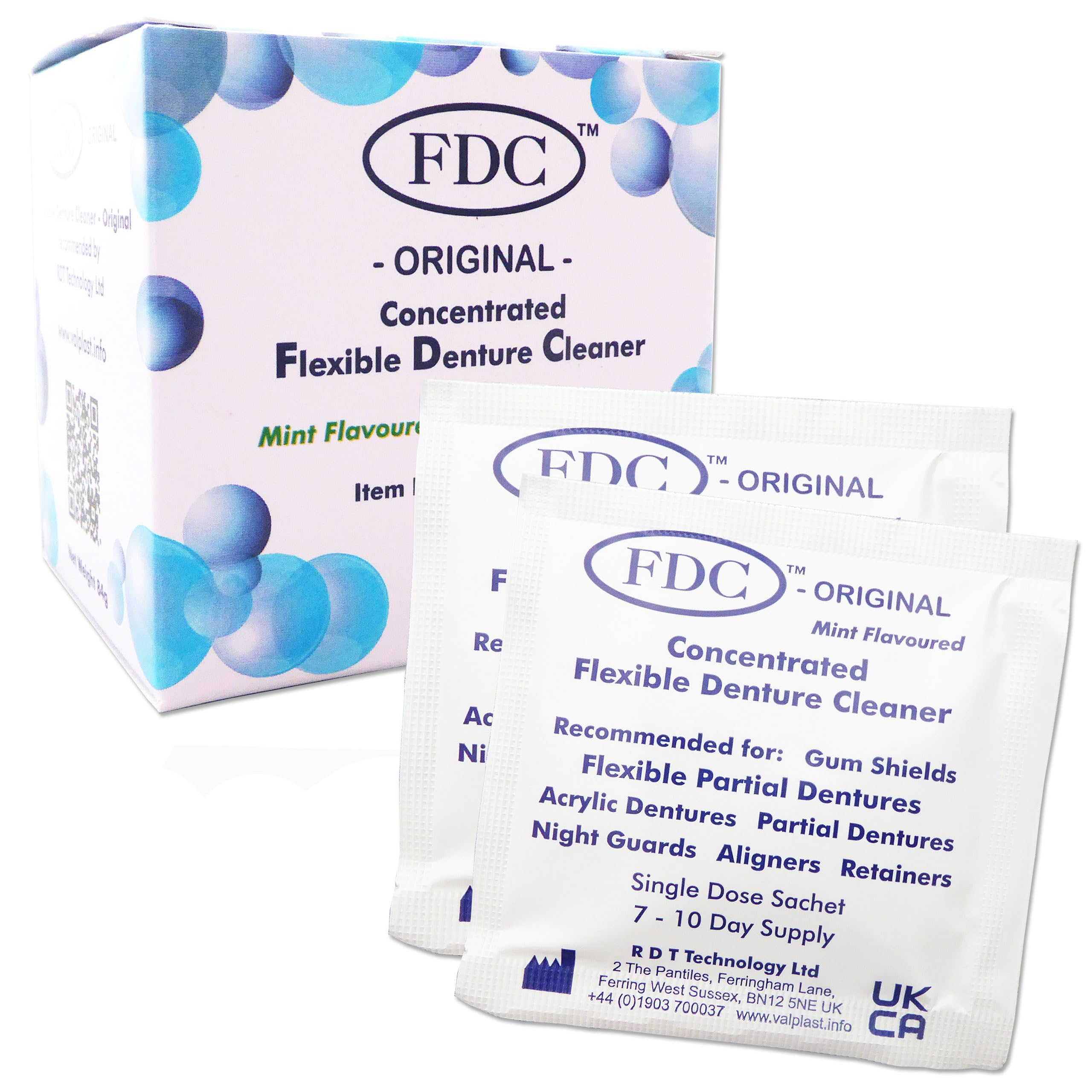 Flexible Denture Cleaner FDC ~ 3 Months Supply ~ (1 Box (3 Months Supply))