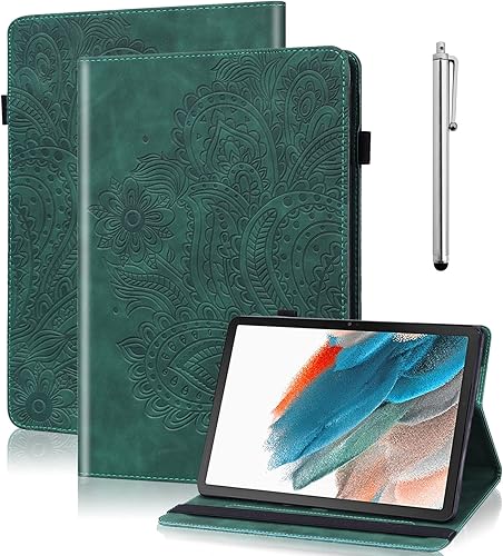 Miniatura 1 de VODEFOX Funda para Xiaomi Redmi Pad 10.61 Pulgadas 2022, Diseño En Relieve Peacock Floral PU Funda De Cuero Flip Stand Con Soporte De Bolígrafo