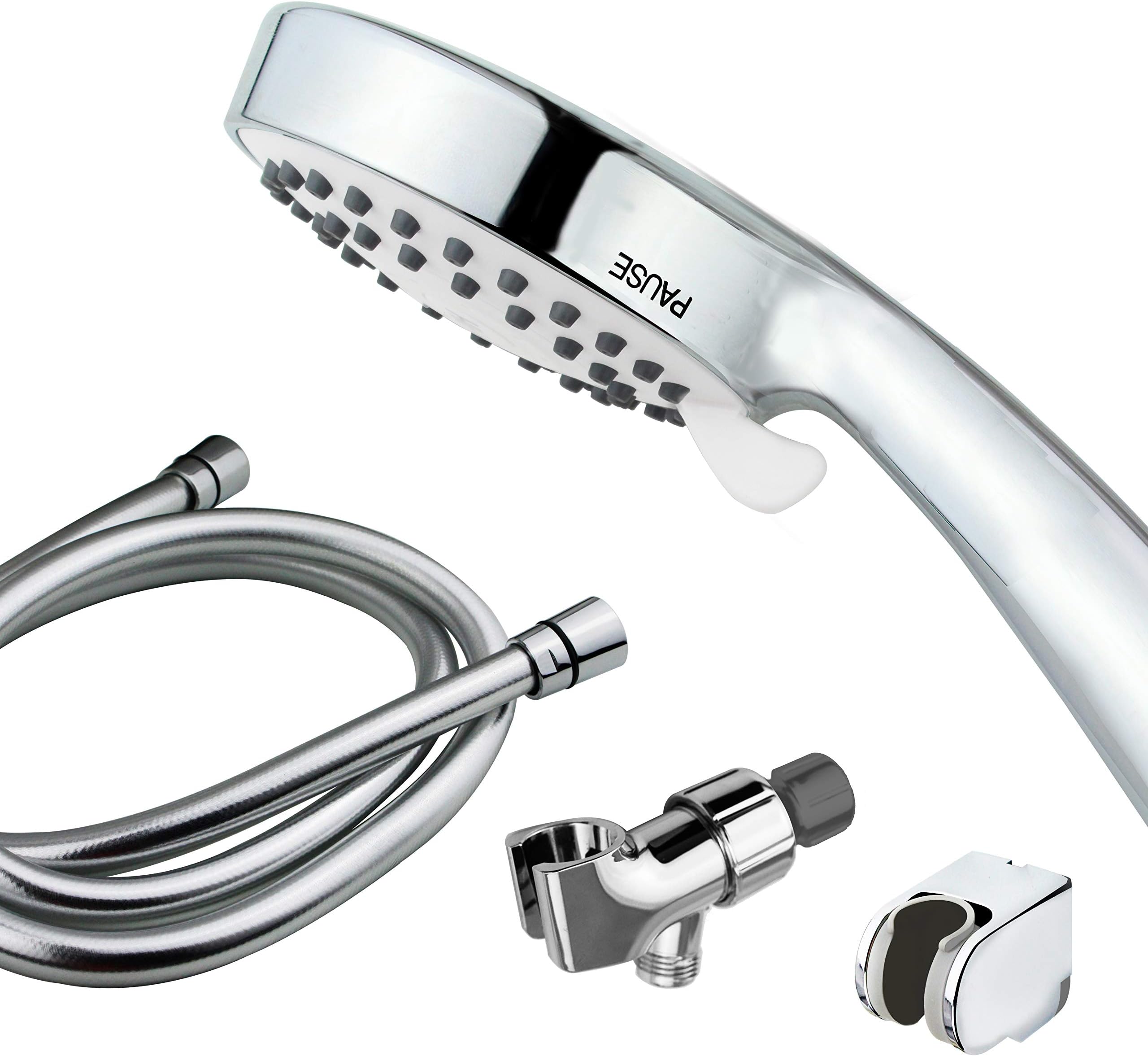 PIH High Pressure Luxury Handheld Shower Head Unit with Powerful Shower