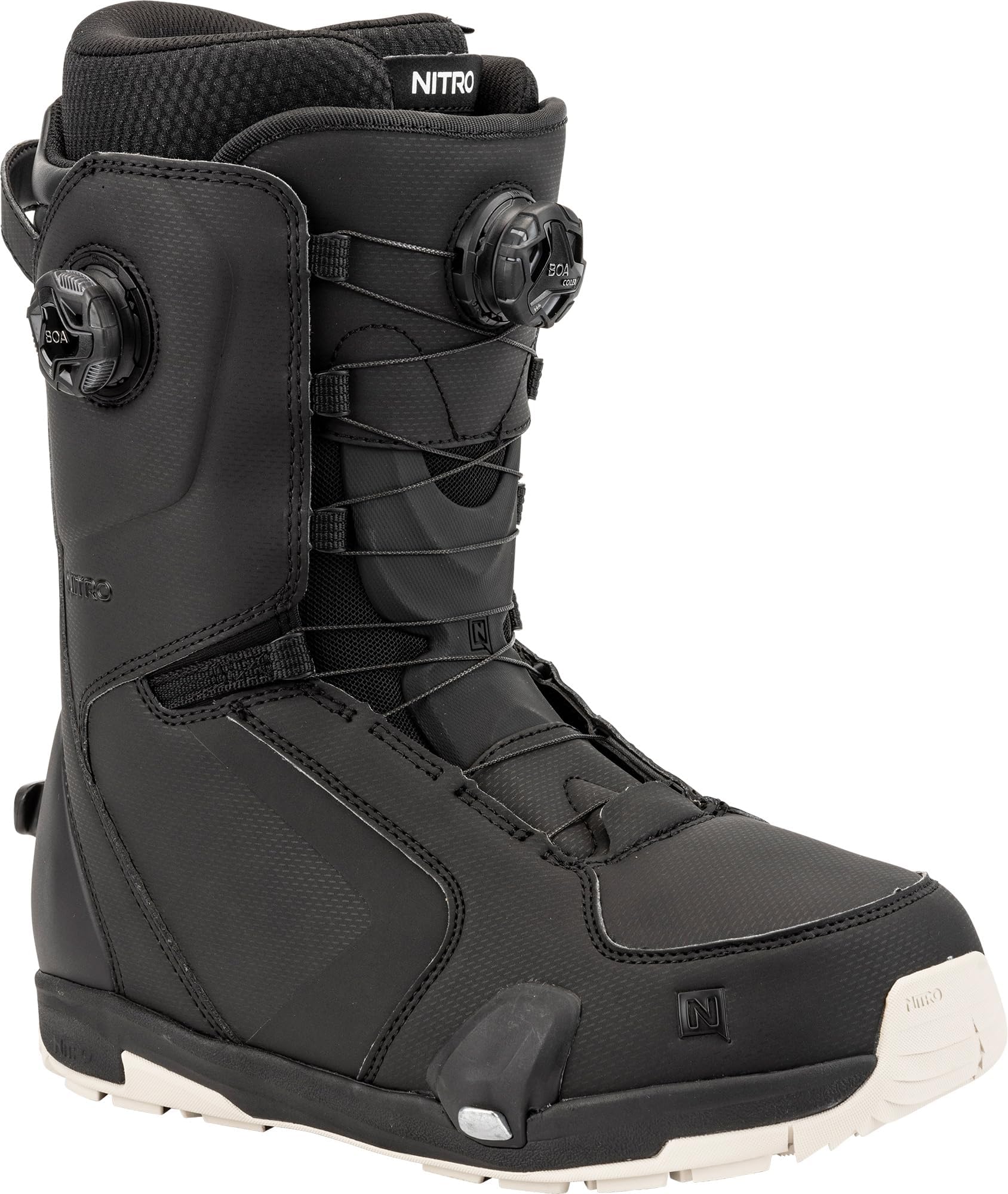 Nitro Men's Darkseid Step On BOA Snowboard Boat, Black, 28.5