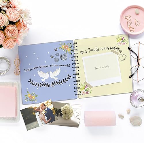 Miniatura 4 de Libro de aniversario  Un álbum de memoria de boda de tapa dura para documentar tu tercer aniversario de boda  Regalos únicos para pareja para él y