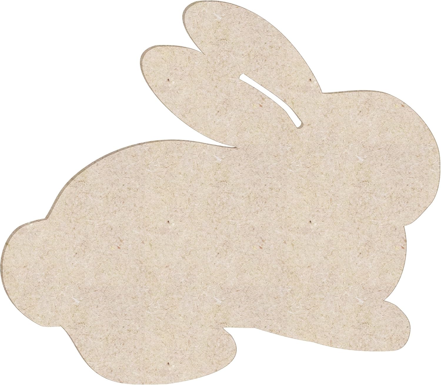 12" Bunny Unfinished Wood Cutout Shape