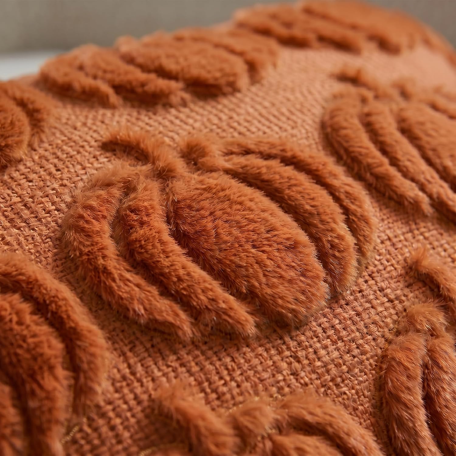 AVOIN colorlife Caramel Fall Pumpkin Throw Pillow Covers 18x18 Inch