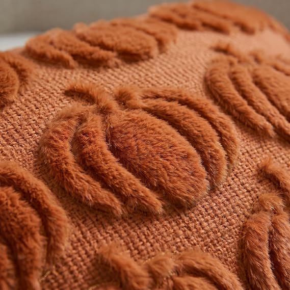 AVOIN colorlife Caramel Fall Pumpkin Throw Pillow Covers 18x18 Inch