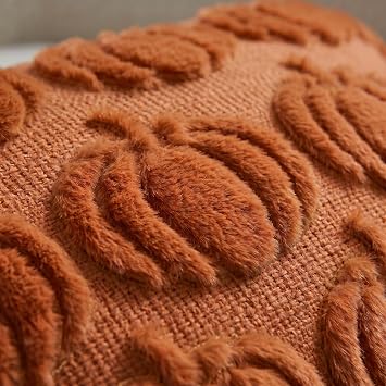 AVOIN colorlife Caramel Fall Pumpkin Throw Pillow Covers 18x18 Inch