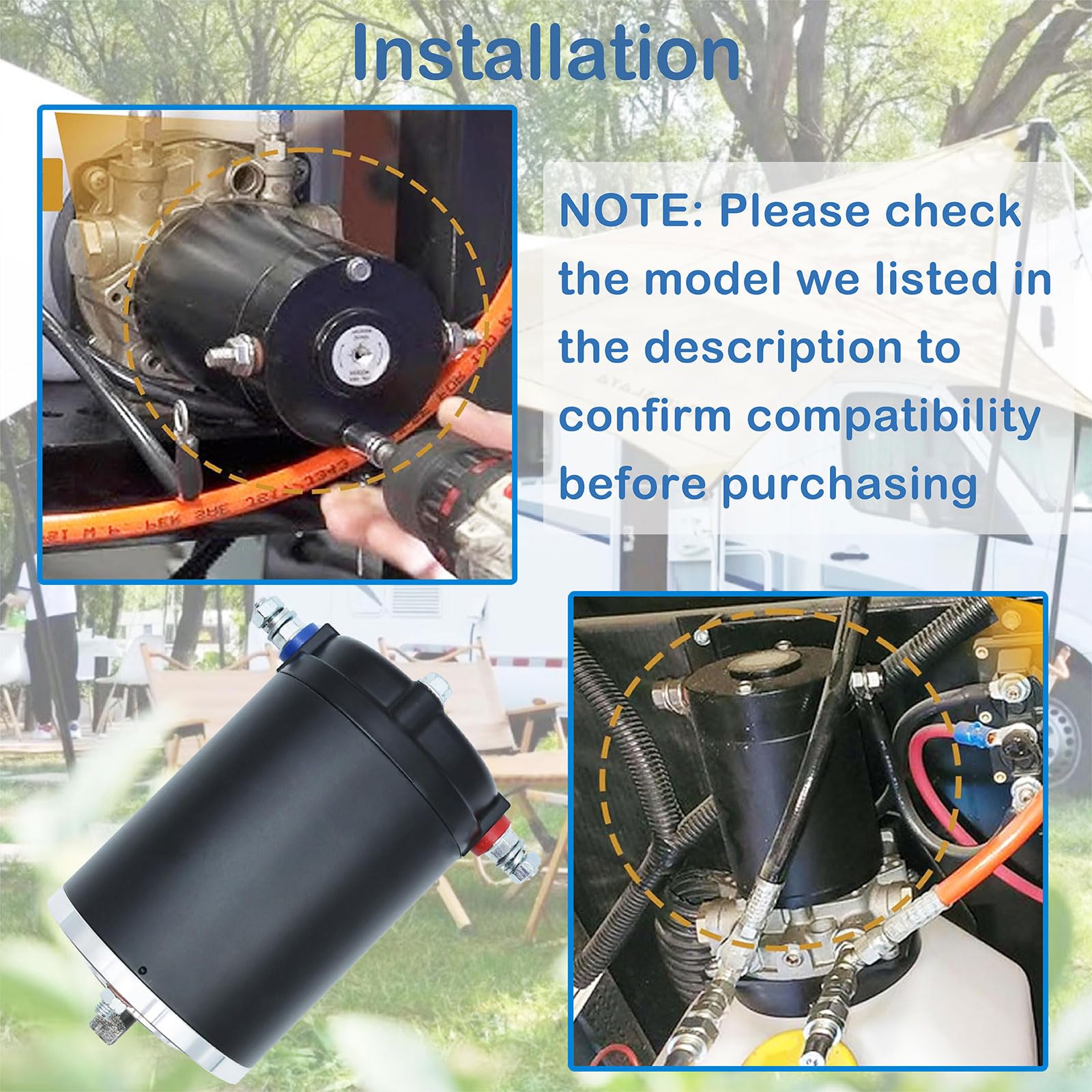 REAXOAL Bi-rotational Hydraulic Pump Motor Slide Out Replacement