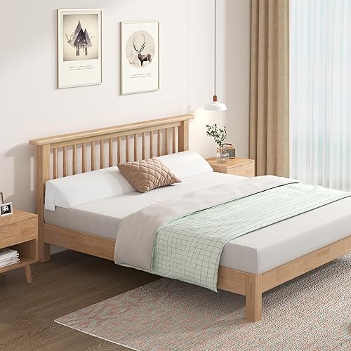 Miniatura 7 de CHUN YI Almohada de cuña de tamaño Queen (60 x 10 x 6 pulgadas) para cabecero, relleno de espacio de cama con bolsillo fijo, almohada larga