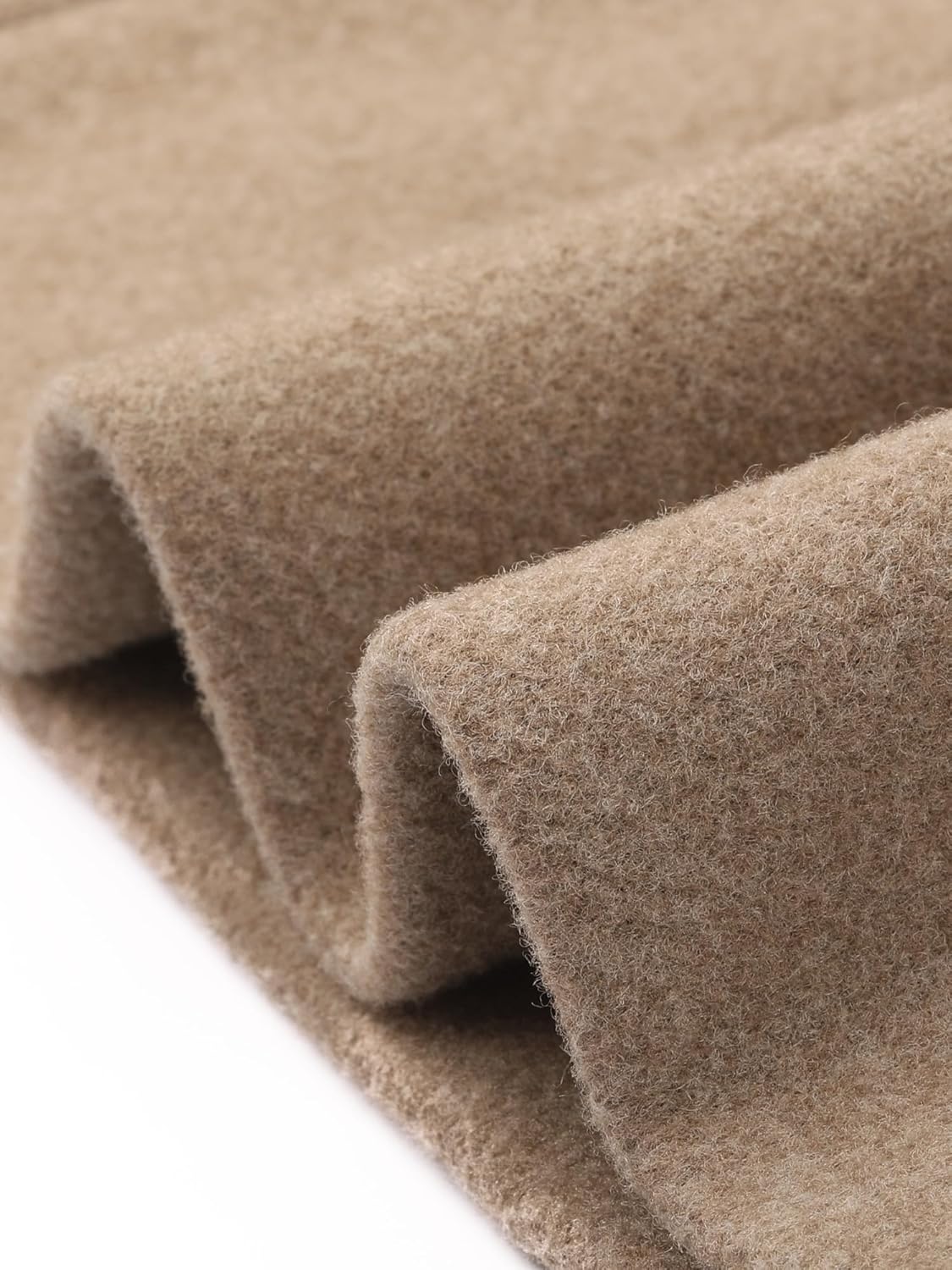 Allegra K Winter Trench Coats for Women's Casual Stand Collar Pea Double Breasted Overcoat - Image 5