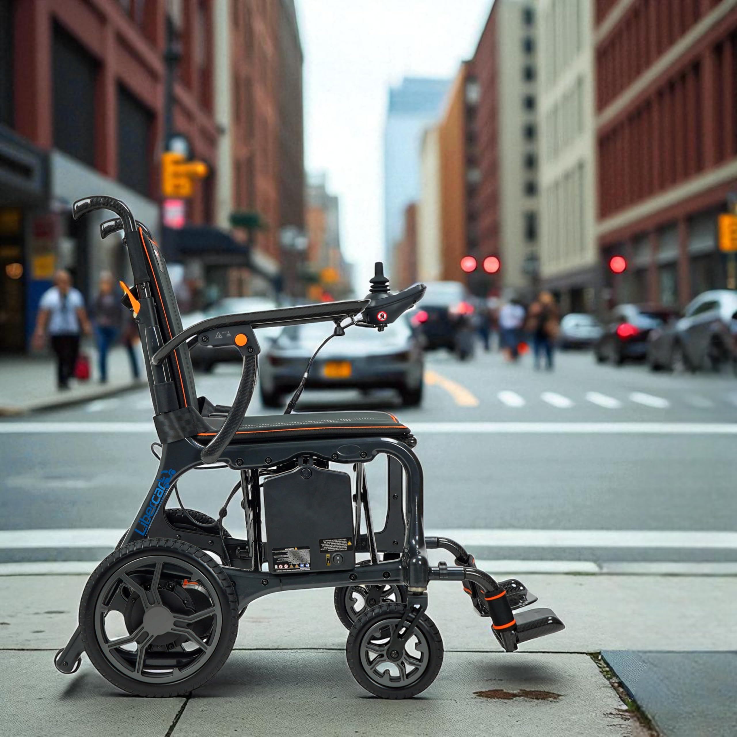 Silla de ruedas eléctrica Vera de Magnesio y fibra de carbono