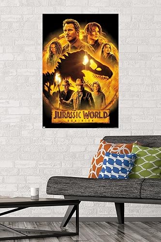 Miniatura 2 de Trends International Jurassic World Dominion - Póster de pared de hoja de grupo uno, 22.375 x 34 pulgadas, versión sin marco