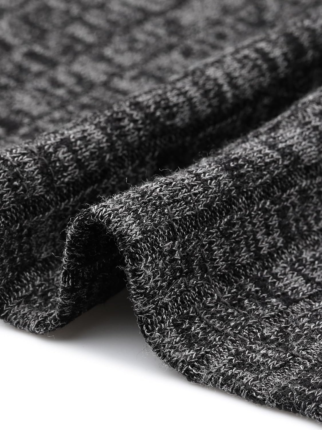 Agnes Orinda Women's Plus Size Sweater Dresses V Neck Long Sleeve Ribbed Knit Elegant A Line Dress with Pockets - Image 5