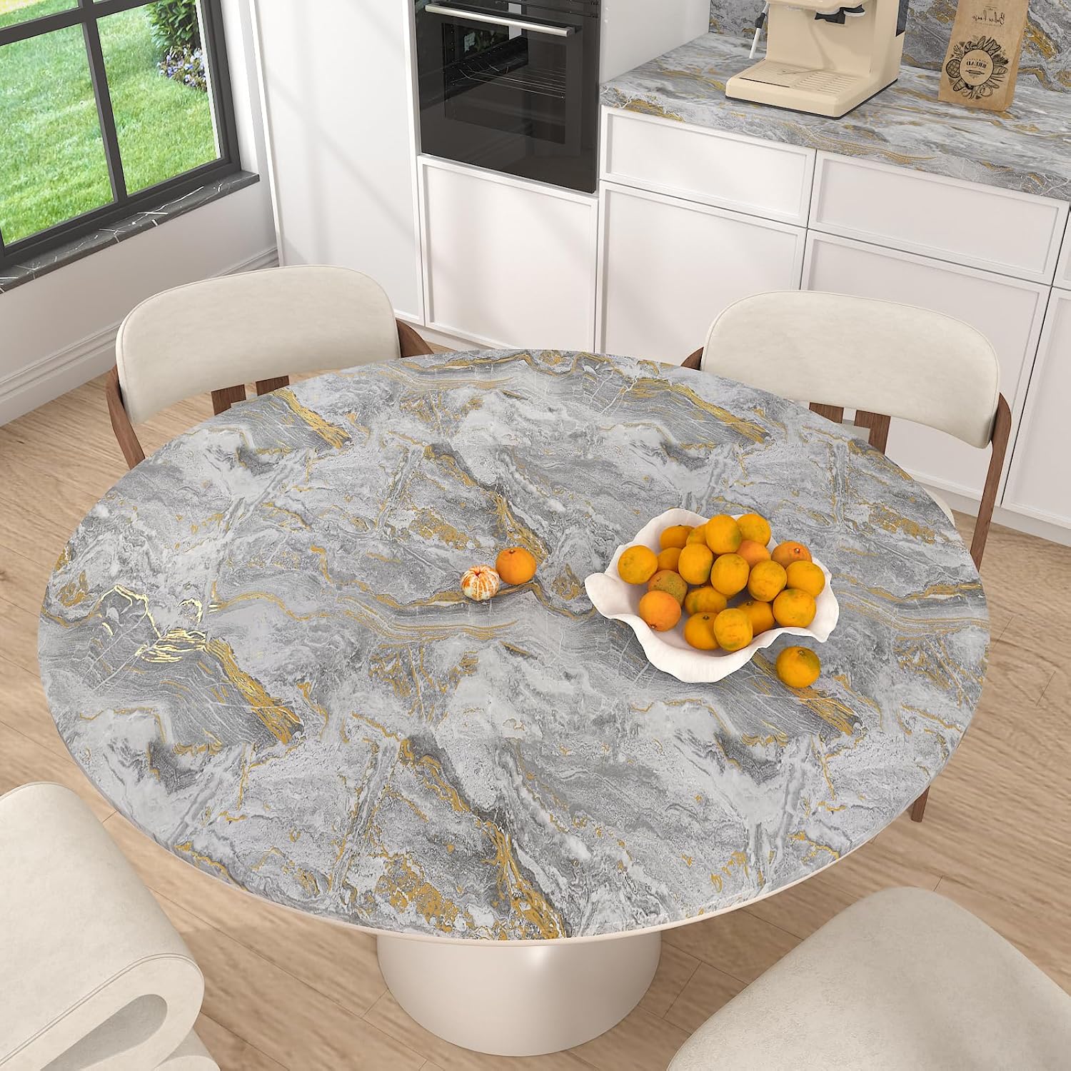 Matte Grey Gold Marble Contact Paper 15.7''x160'' Waterproof Liquid Marble Wallpaper Peel and Stick Countertops Kitchen Vinyl Wrap Thick Removable Self Adhesive Wall Paper for Bathroom Wall