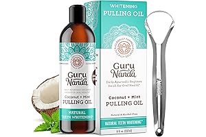 Guru Nanda Essential Oil Set - Premium 8 Ounce Coconut & Peppermint...