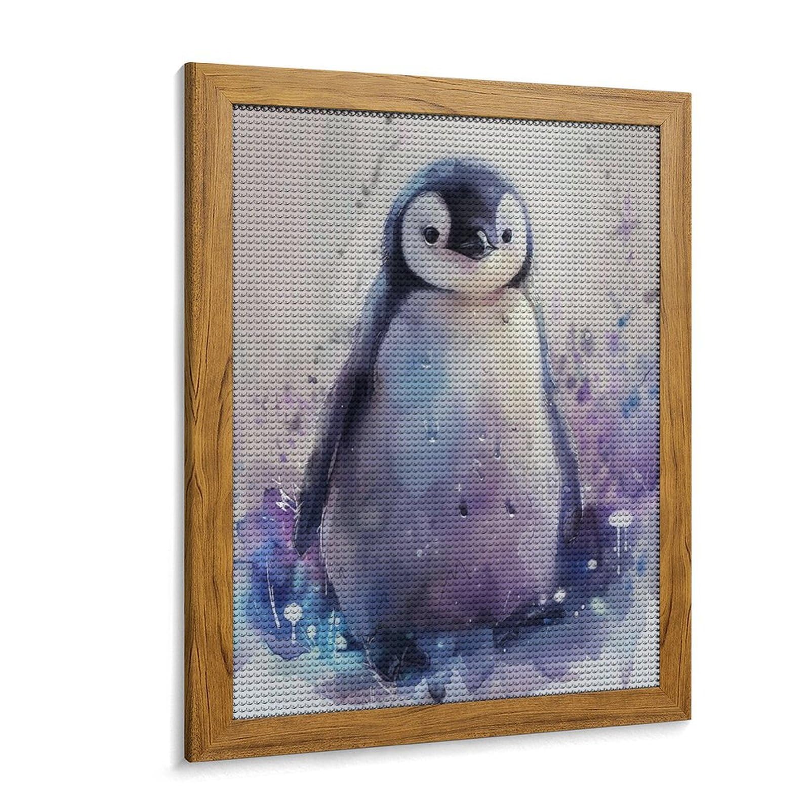 Amazon.co.jp: ダイヤモンドアート かわいいペンギンの水彩画