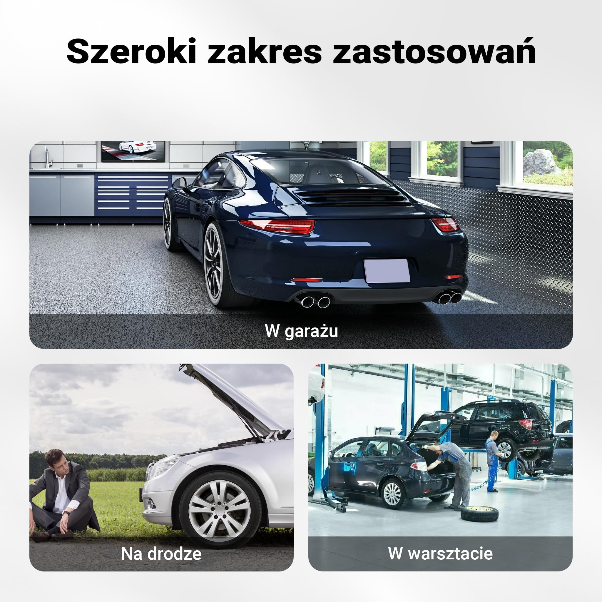 Wiltec Kobyłki samochodowe 2 szt. o nośności 12 t, maks. wysokość 75 cm, zestaw podstawek warsztatowych, podpory samochodowe