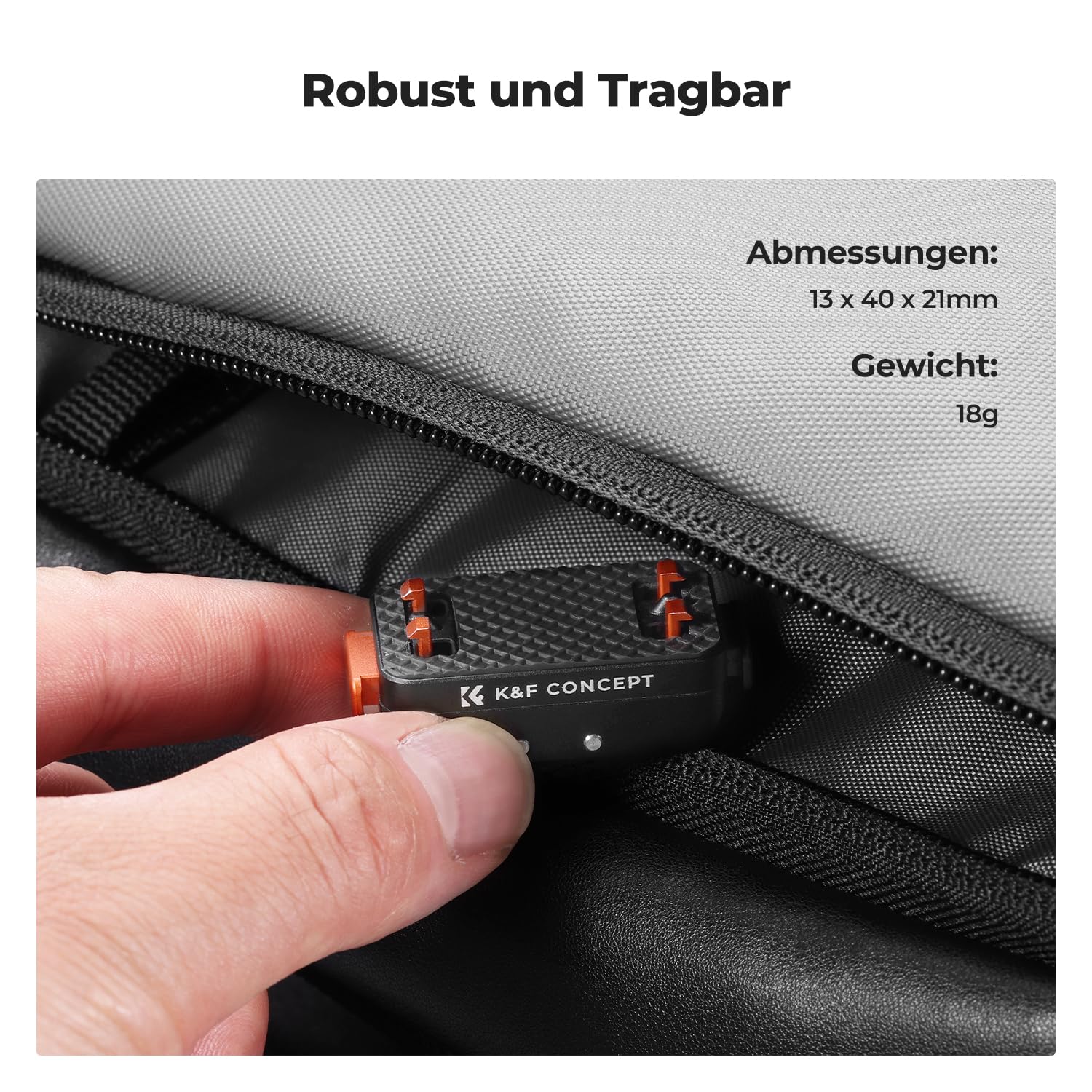 K&F CONCEPT Magnetischer Schnellwechseladapterhalter Kompatibel mit Insta360 X5/X4 Air, Ace Pro 2, Schnellverschluss 1/4" Schraubenloch, Aluminiumlegierung Halterung Erweiterung