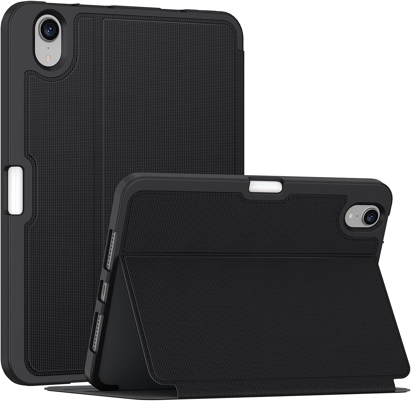 Soke Case for iPad Mini 7 A17 Pro 2024 & Mini 6 2021 8.3 Inch, Slim Premium Shockproof Folio Stand Cover [2nd Gen Apple Pencil Charging + Auto Wake/Sleep] for iPad Mini 7th/6th Generation,Black