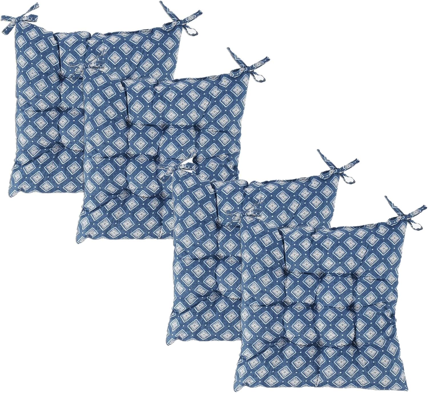 Chair Cushions for Dining Chairs Set of 4 Thin Office Chair Cushion, Chair Pads