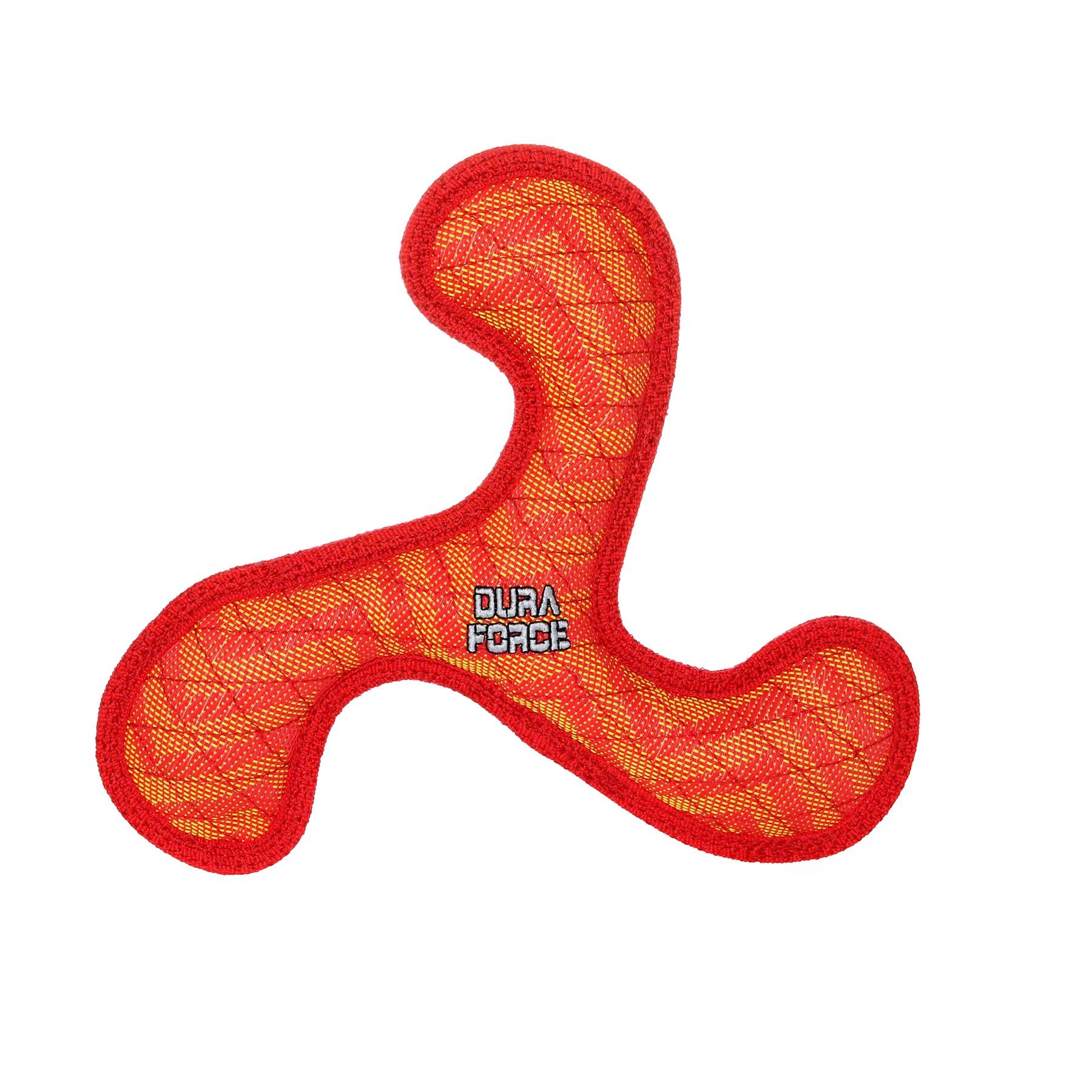 DuraForce Boomerang Zig Zag Dog Toy, Red — image 1
