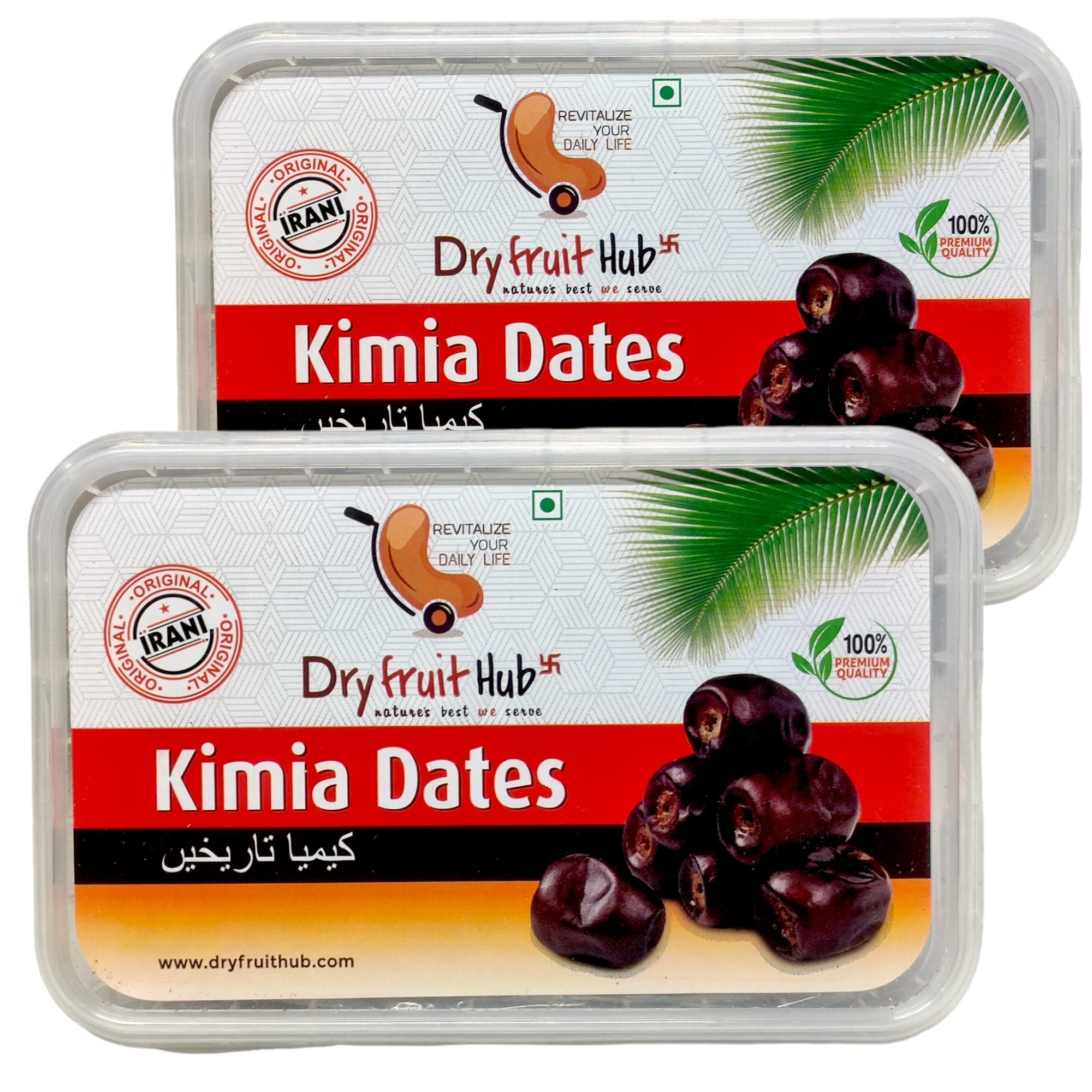 Dry Fruit Hub Kimia Dates (Khajur) 1kg Pack Of 2, Fresh Mazafati Khajur 100% Natural Soft Khajoor, Original Kimia Khejur For Healthy Snacks,Dates Dry Fruits No Added Preservatives