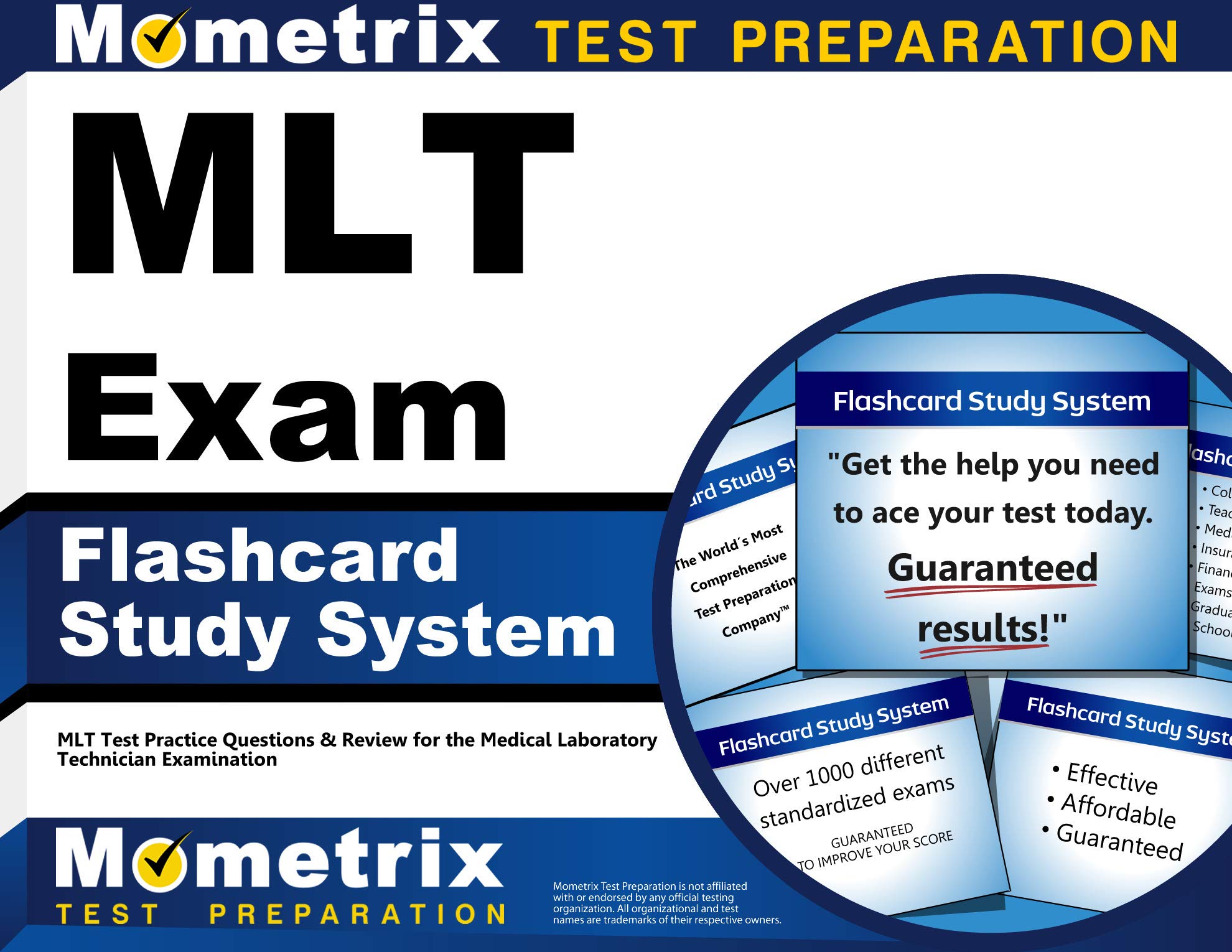 MLT Exam Flashcard Study System: MLT Test Practice Questions & Review for the Medical Laboratory Technician Examination (Cards)