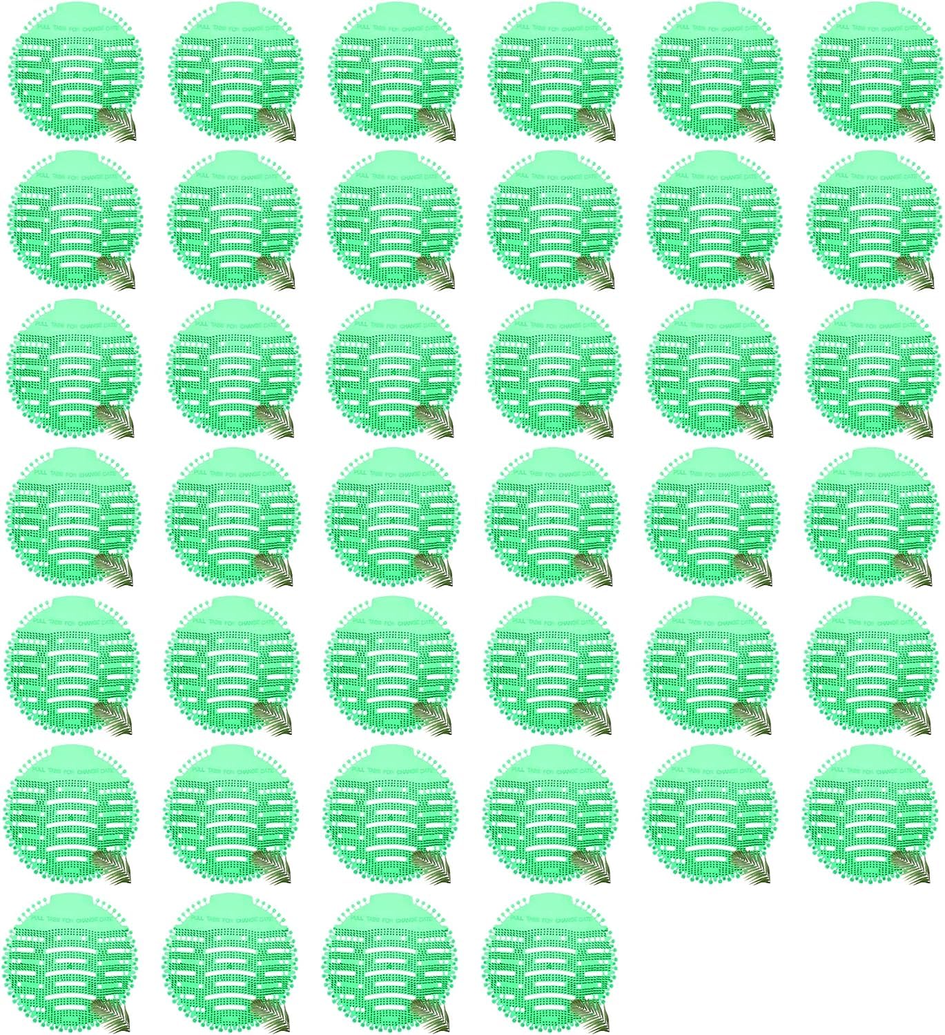 Fresh n cleanUrinal screens deodorizer (40 Pack) urinal cake Anti-Splash & Anti-Clogging Lasting (Light Green) Odor Freshener Scent Lasts for Up 30 days for Restrooms, Bathrooms,Office, Restaurants