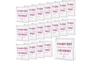 Bachelorette Makeup Bags Hangover Recovery Kit - Elegant PVC Cosmetic Organizers Bulk