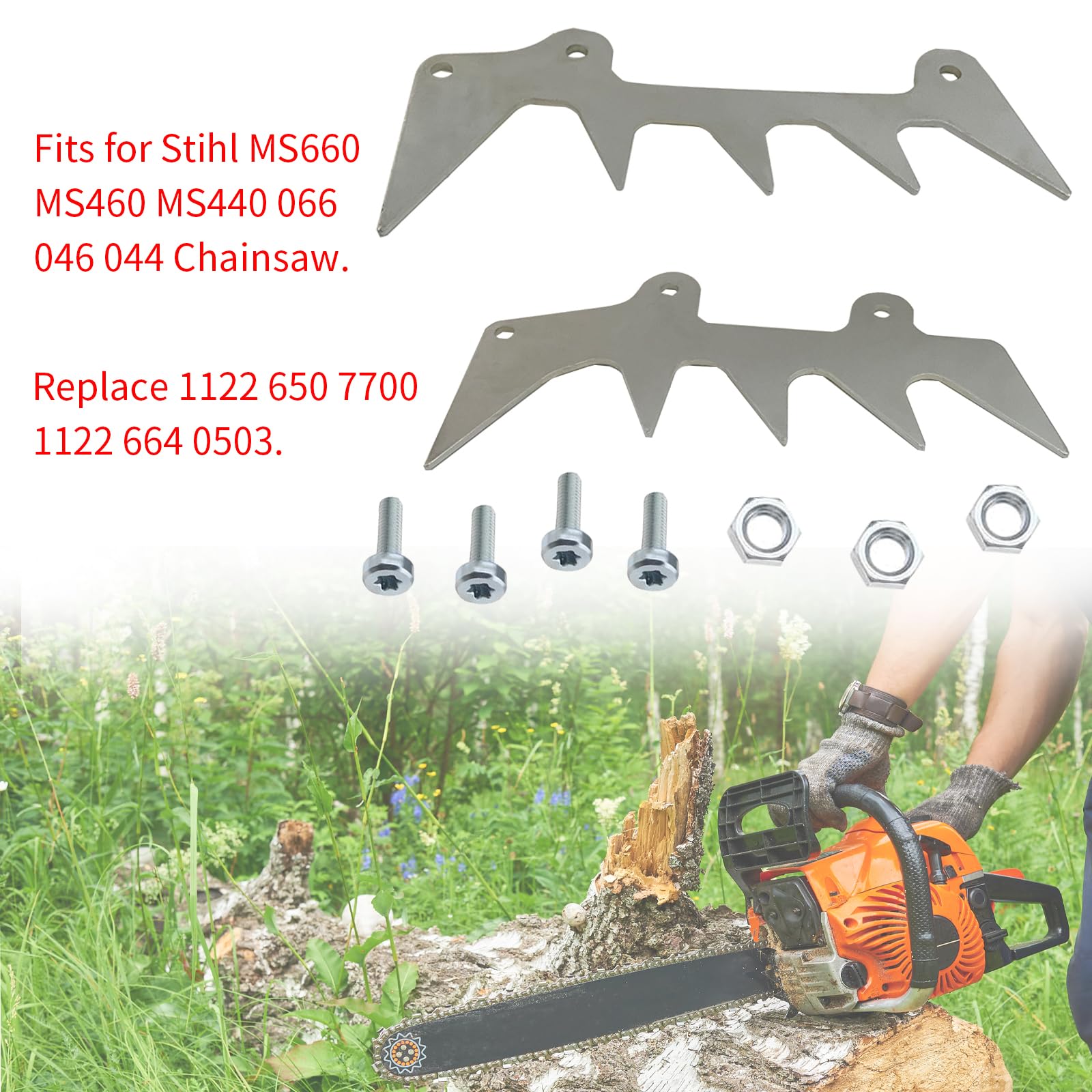 SCARICO - PER STIHL MS 066 MS660 MS650 064 Chainsaw - 1122 140 0604 1122 140 0613, 1122 140 0614, 1122 145 0811