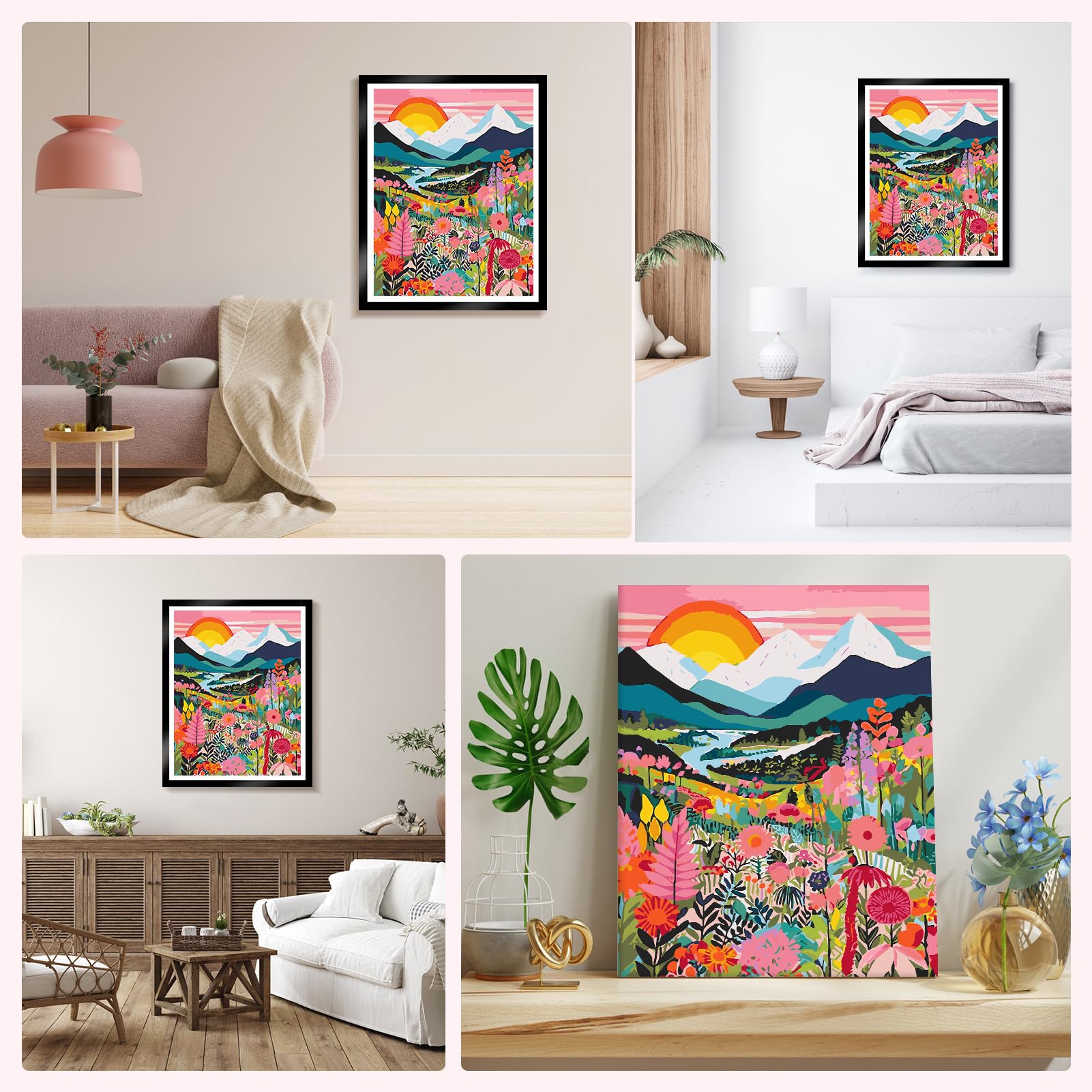 Malen Nach Zahlen Yosemite Nationalpark - 20x30cm DIY Ölgemälde Für Erwachsene & Kinder