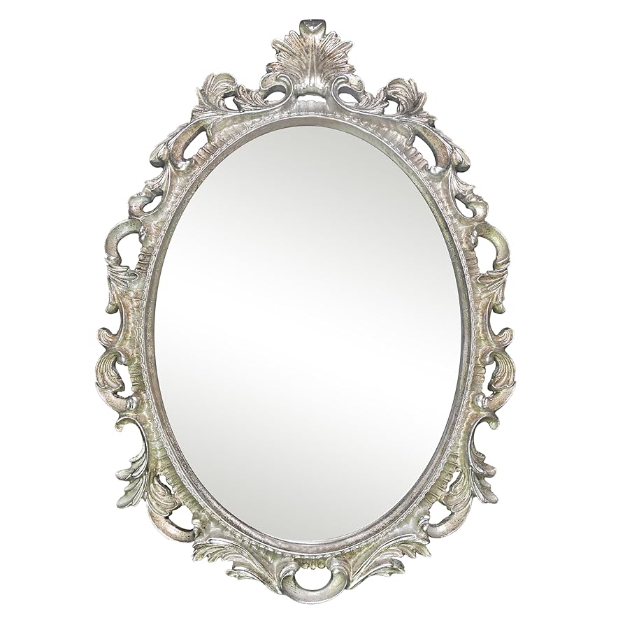 アンティーク調　鏡　アメリカで購入 Amazon.com: SMIROR Vintage Full Length Mirror 78x32, Gold