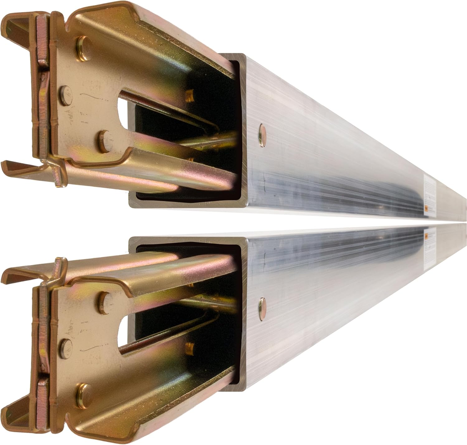 US Cargo Control Steel E Track Load Bars 92"-103" (2-Pack), 1,500 LBS Working Load Limit, Adjustable Steel Load Bars for Semi Trailers & Box Trucks, Shoring Beam or Decking Beam with Thumb Release