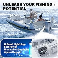 Vista 3 de Batería de litio Lifepo4 de 12 V 100 AH recargable Lifepo4 hasta 15000 ciclos profundos, buit in 100A BMS perfecta para motores de arrastre