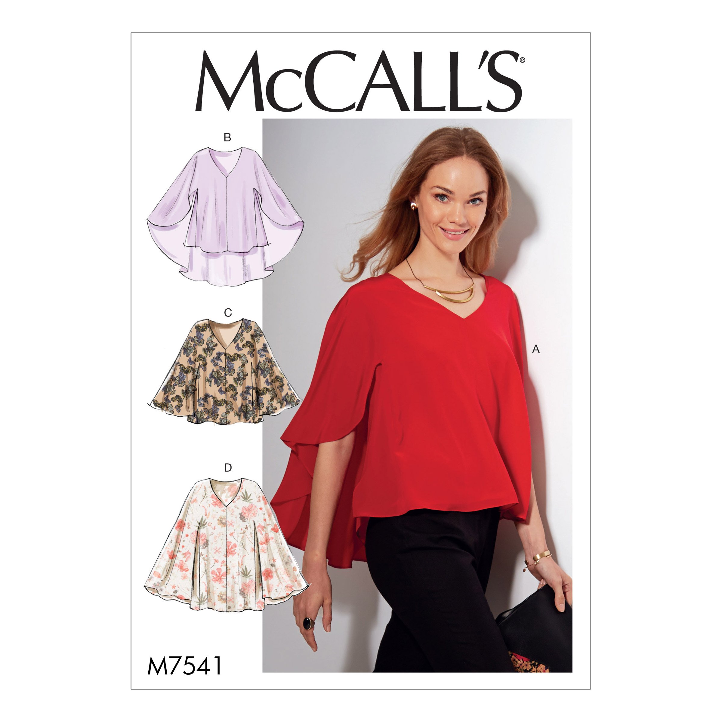 Patron de Hauts McCall's 7541 ZZ en Tailles LRG-XXL