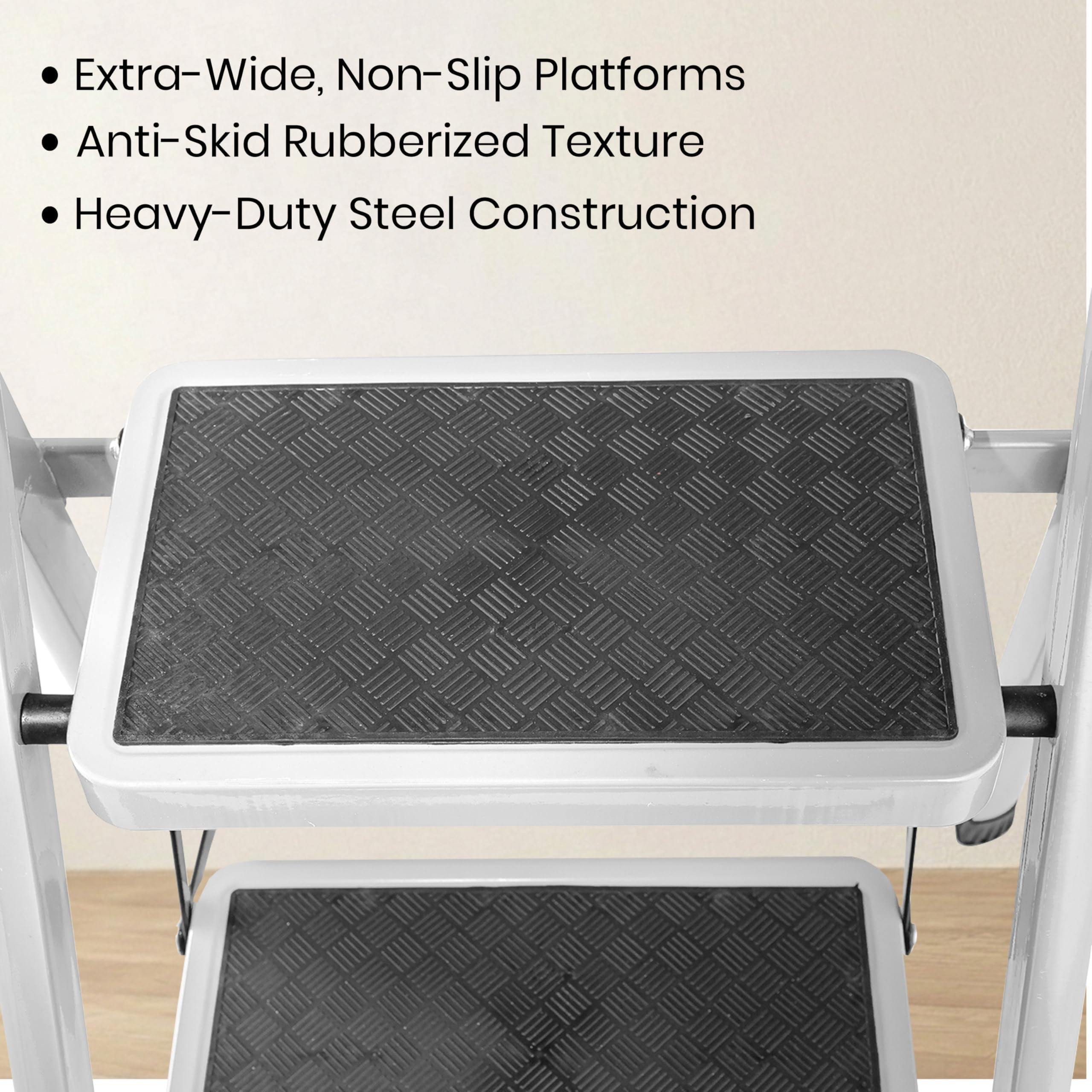 Casa Haus 7 Step Ladder - Heavy Duty & Foldable -3 Casa Haus 7 Step Ladder - Heavy Duty & Foldable -3