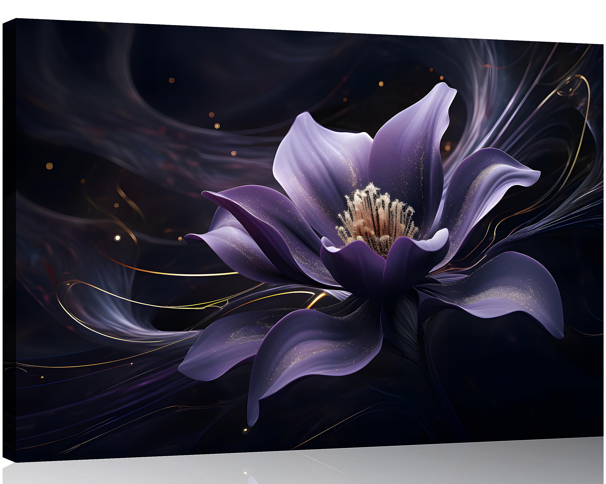 TutuBeer 1 Pcs Wall Art Purple Canvas Wall Art Purple Wall