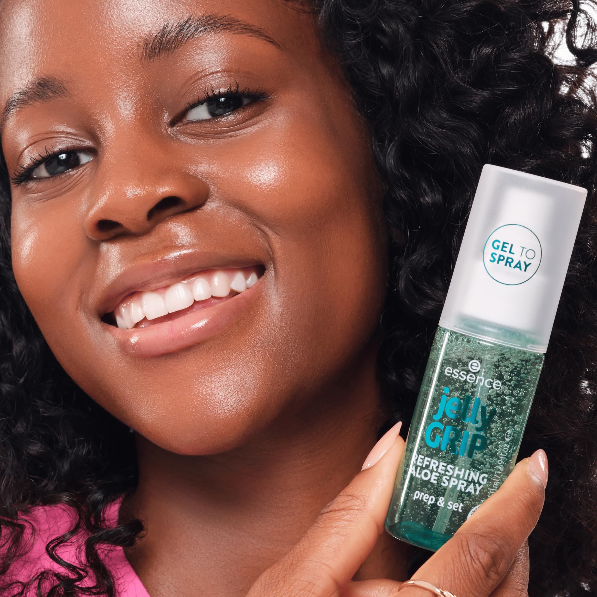 essence Jelly GRIP REFRESHING ALOE SPRAY, idratante, rinfrescante, rugiadosa (50ml)