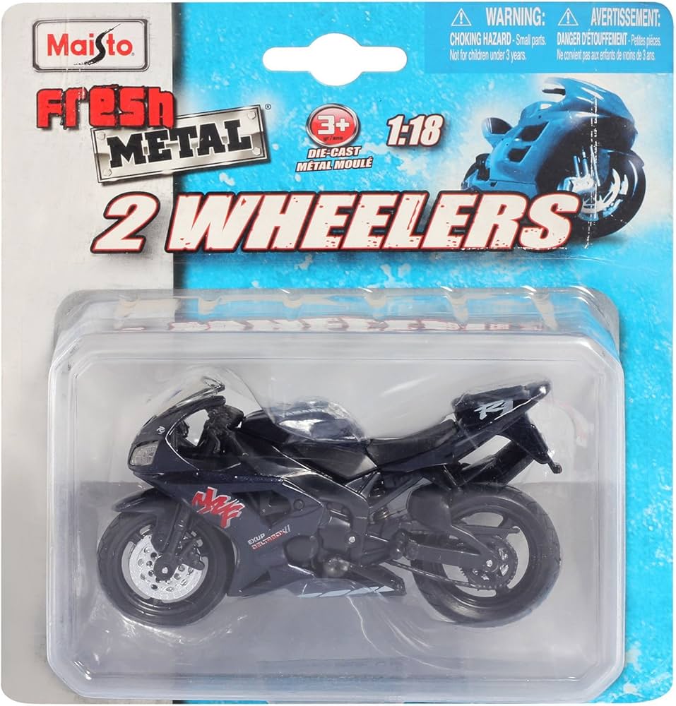 Maisto Diecast Fresh Metal 1:18 2 Wheelers Kawasaki Ninja ZX-12R